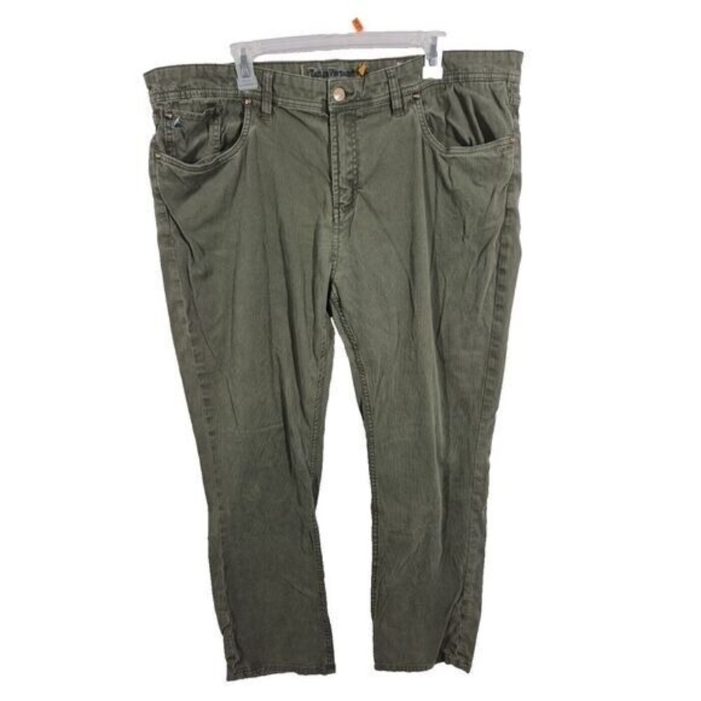 Tailor Vintage Pants Mens 41x30Act (T42x32) Green Westport Corduroy‎ Athletic